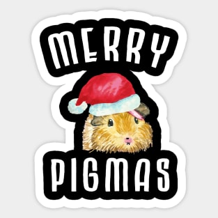 Merry Pigmas Shirt Sticker